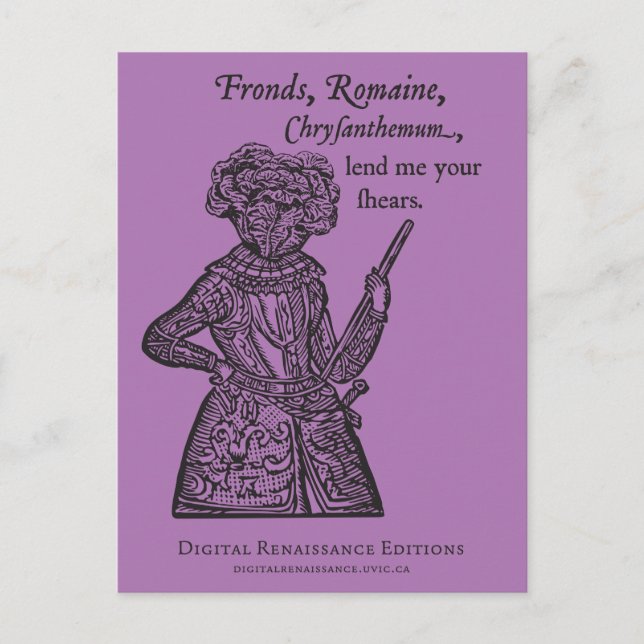 (Julius) Caesar Salad Postcard (Front)