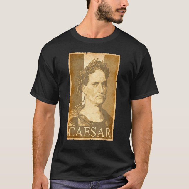Julius Caesar Torn Propaganda Poster T-Shirt (Front)