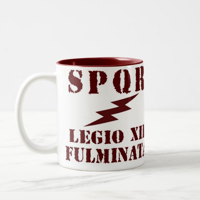 Julius Caesar's 12th Roman Legion Coffee Mug (Left)