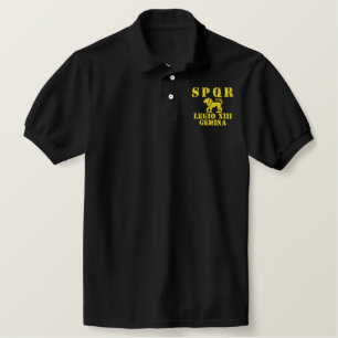 Julius Caesar's 13th Gemini Legion - Rome Embroidered Polo Shirt