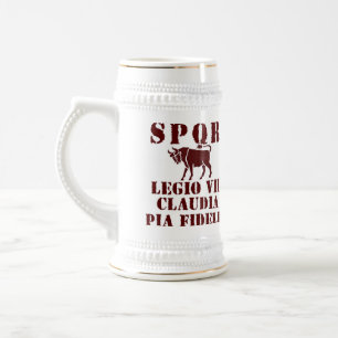 Julius Caesar's 7th Roman Legion Decorative Stein