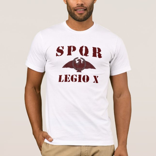 Julius Caesar's Famed 10th Legion T-Shirt (Front)