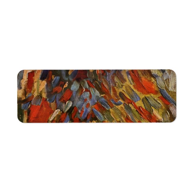 July 14th Celebration in Paris by Vincent van Gogh Label (Front)