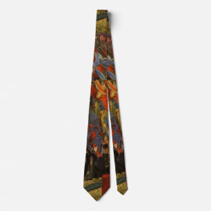 July 14th Celebration in Paris by Vincent van Gogh Neck Tie