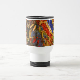 July 14th Celebration in Paris Van Gogh Fine Art Travel Mug