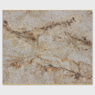 July 16th 2015 Golden Stone Wrapping Paper