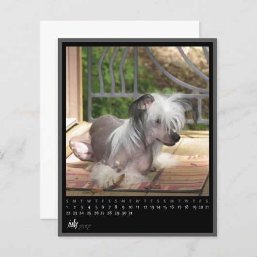 july 2012 calendar (Front/Back)