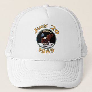July 20, 1969 Apollo 11 Mission to the Moon Trucker Hat