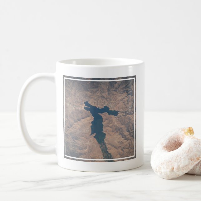 July 4, 2019 - Lake Isabella In California. Coffee Mug (With Donut)