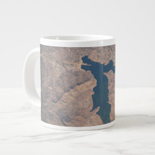 July 4, 2019 - Lake Isabella In California. Giant Coffee Mug