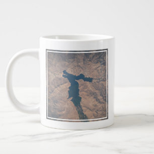 July 4, 2019 - Lake Isabella In California. Giant Coffee Mug
