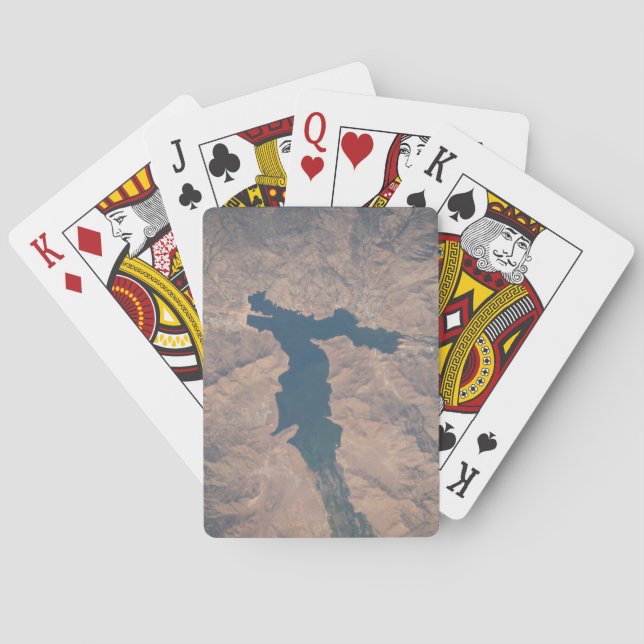 July 4, 2019 - Lake Isabella In California. Poker Cards (Back)