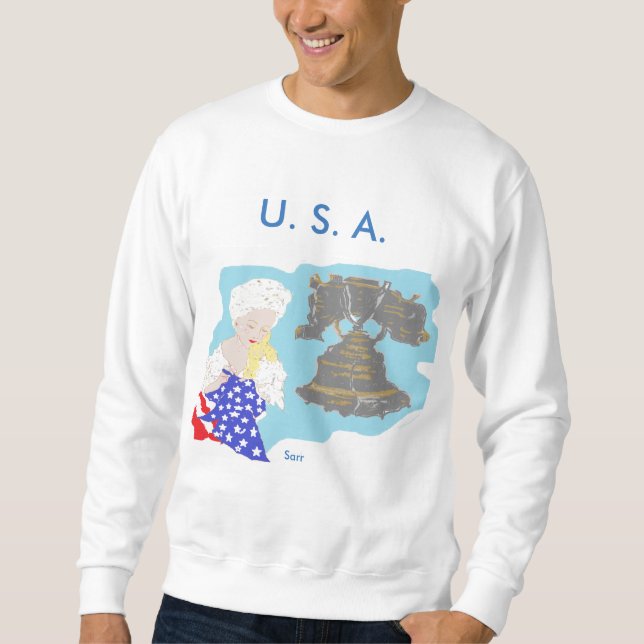July 4 TH Men's Basic Sweatshirt / U.S.A. (Front)