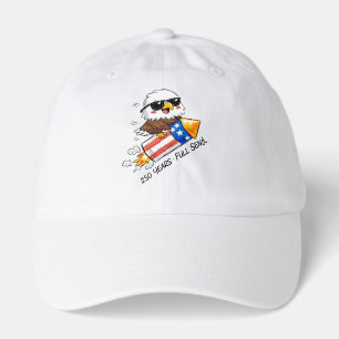 July 4th, 250 Years Eagle on Firecracker Hat