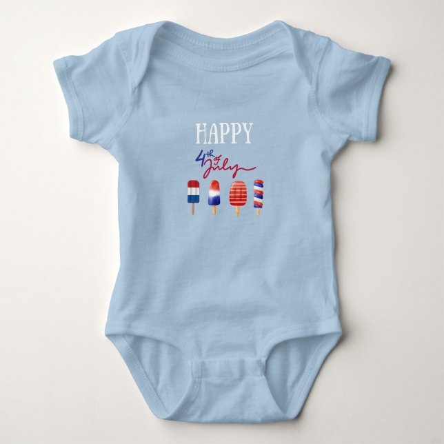 July 4th baby  bodysuit (Front)