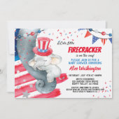 July 4th Baby Shower Invitation (Front)