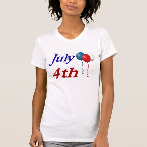 July 4th Balloons T_Shirt