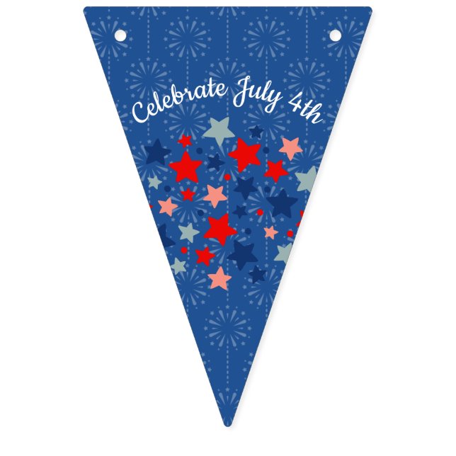 July 4th Bunting Flags (First Flag)