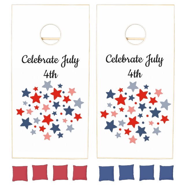 July 4th  cornhole set (Set)