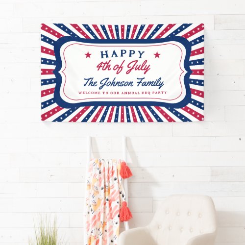 July 4th Custom American Family Summer BBQ Party