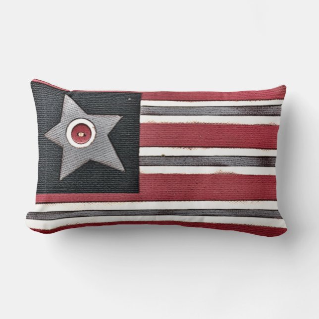 JULY 4th DECOR Lumbar Pillow (Front)