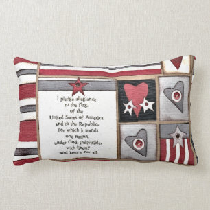 JULY 4th DECOR Lumbar Pillow