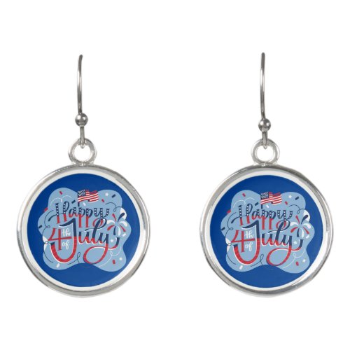 July 4th Earrings