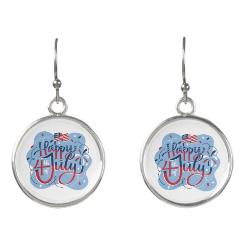 July 4th Earrings