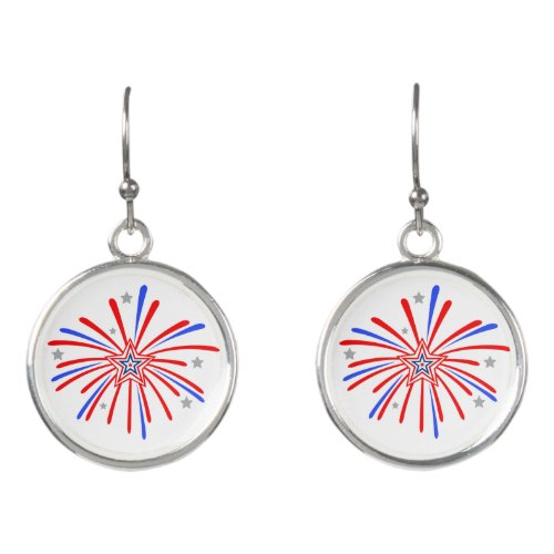 July 4th Earrings