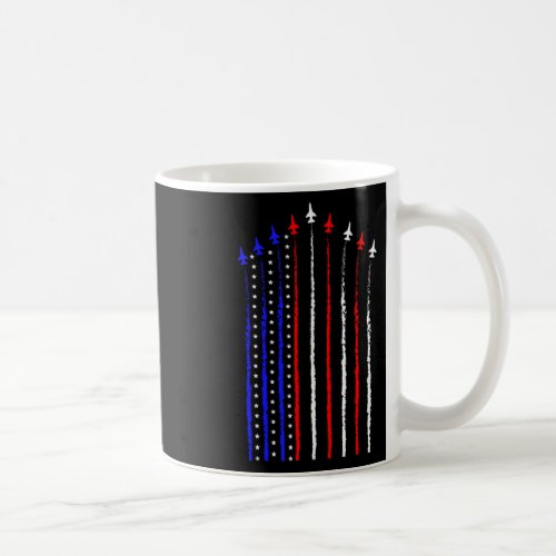 July 4th Fighter Jets Airplane Usa Flag Kid Boy 1  Coffee Mug