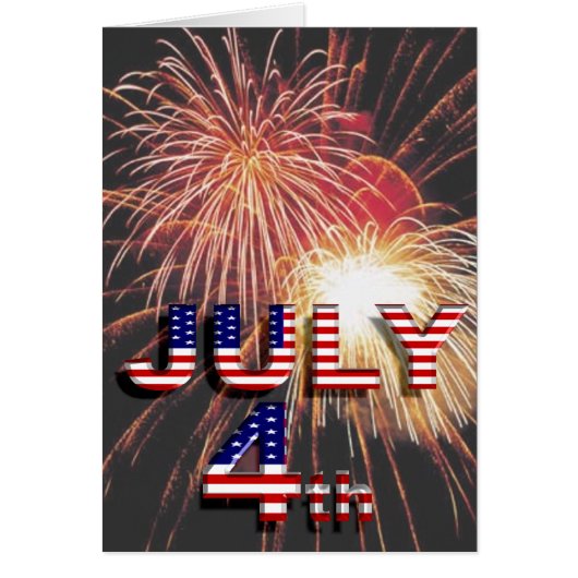 July 4th Fireworks Cards (Front)