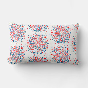 July 4th Fireworks Pillow