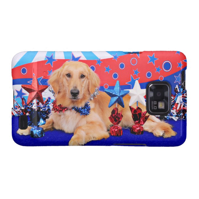 July 4th   Golden Retriever   JJ Samsung Galaxy S2 Cover