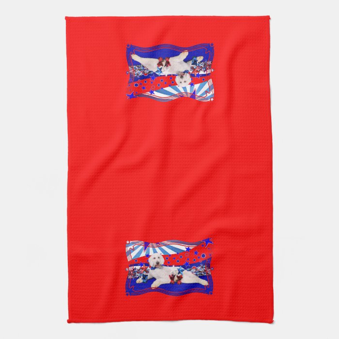 July 4th   GoldenDoodle   Max Towel