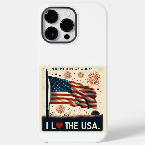 July 4th I love the USA Case_Mate iPhone 14 Pro Max Case