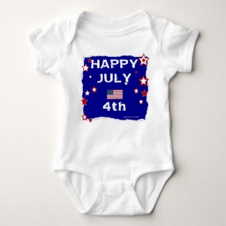 July 4th (Independence Day) Baby Bodysuit