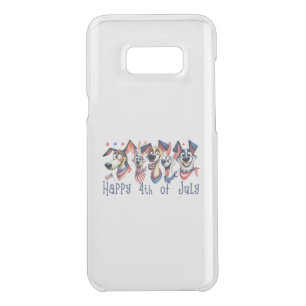 July 4th. Independence Day. Funny Dogs Uncommon Samsung Galaxy S8+ Case