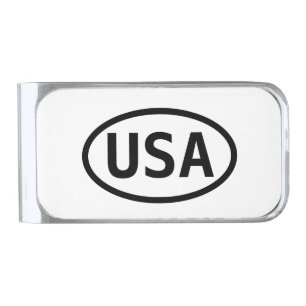 July 4th Independence day gifts Silver Finish Money Clip