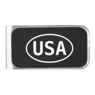 July 4th Independence day gifts Silver Finish Money Clip