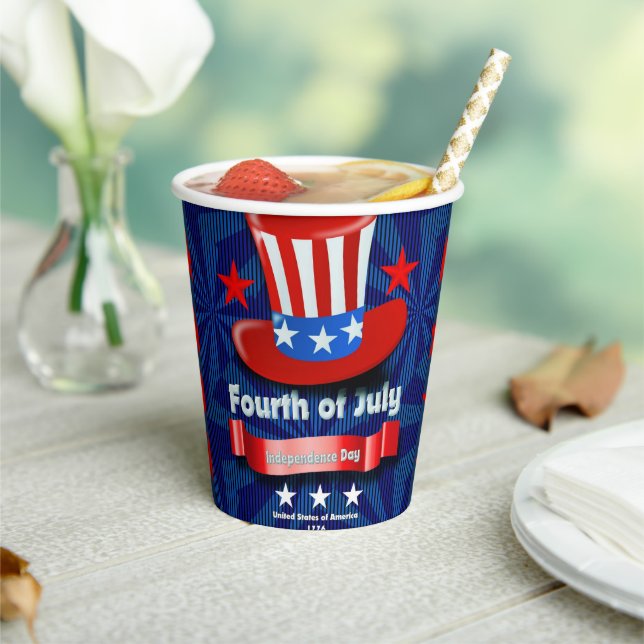 July 4th Independence Day Party Paper cup (Insitu)