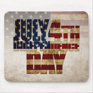 July 4th Independence Day V 1.0 Mouse Pad