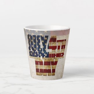 July 4th Independence Day V 2.0 2020 Latte Mug