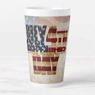 July 4th Independence Day V 2.0 2020 Latte Mug