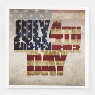 July 4th Independence Day V 2.0 2020 Paper Dinner Napkins