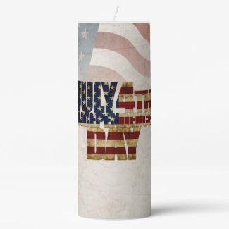 July 4th Independence Day V 2.0 2020 Pillar Candle