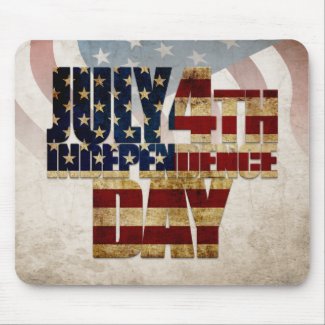 July 4th Independence Day V 3.0 Mouse Pad