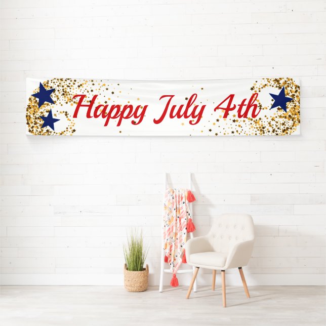 July 4th Indoor Custom Banner (Insitu)