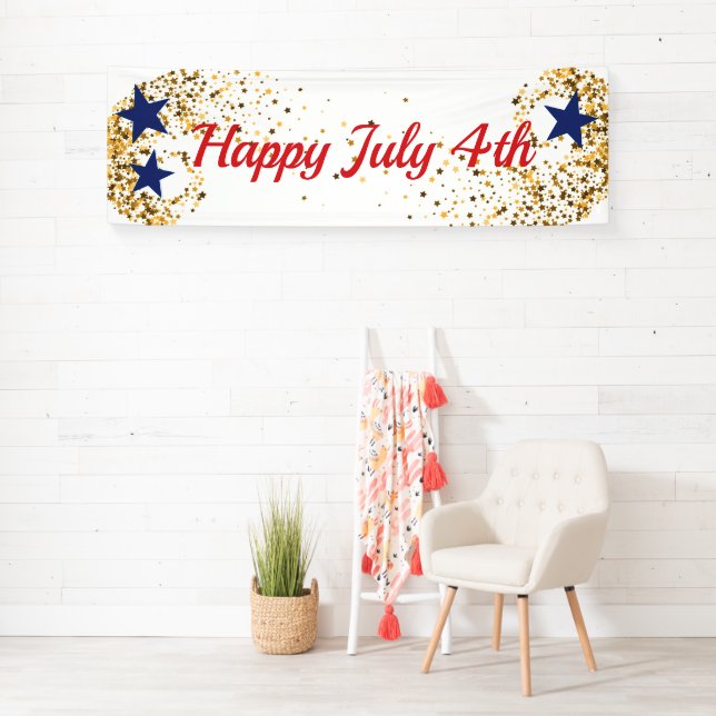 July 4th Indoor Custom Banner (Insitu)