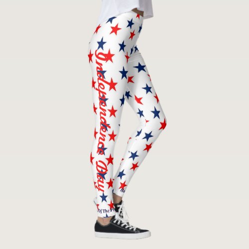 JULY 4th LEGGINGS Stars Parade Jogging Spin Pants