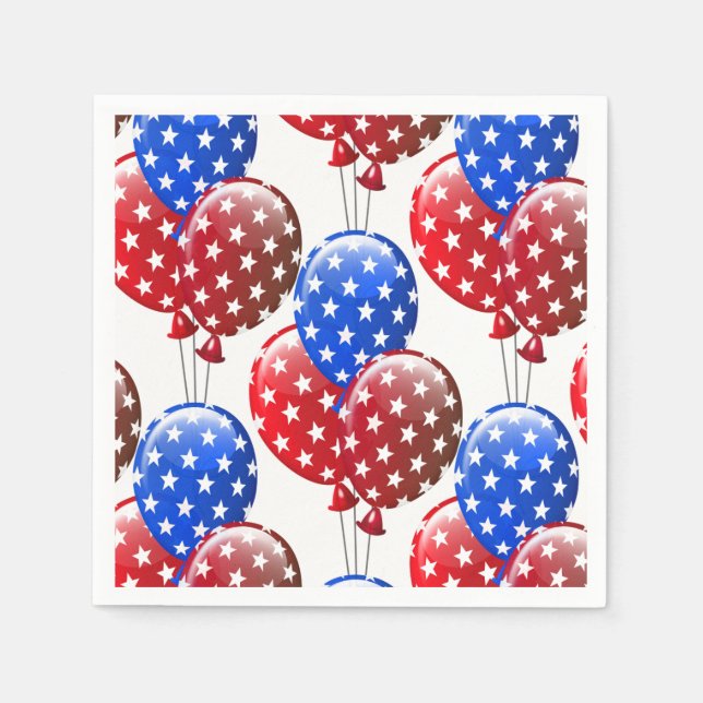 July 4th Paper Napkins (Front)